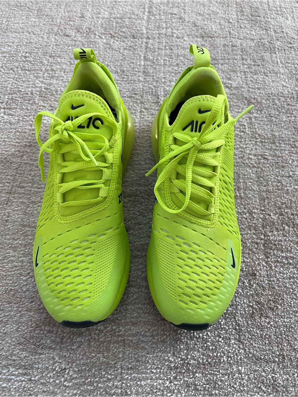 Nike Air Neon Green Running Sneakers